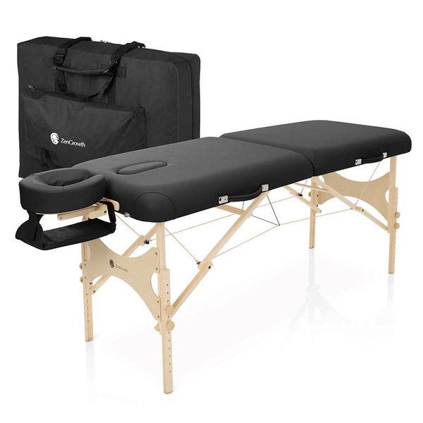 ZENGROWTH Massageliege Belverde 2.0 Schwarz 71cm