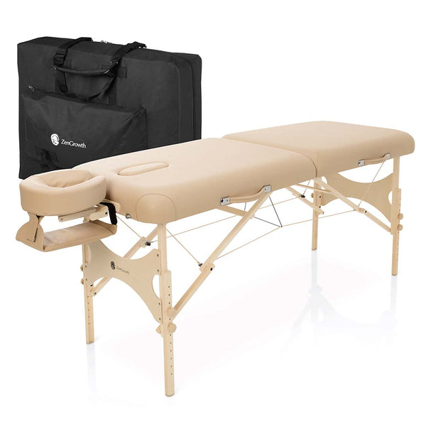 ZENGROWTH Massageliege Belverde 2.0 Beige 76 cm