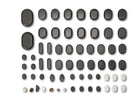 Hot-Stone-Set 17l Wärmegerät mit Display + 64 Steinen