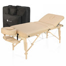 ZENGROWTH Klappbarer Massagetisch Nimman Beige 71cm