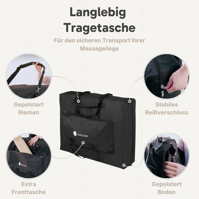 ZenGrowth Schwangerschaft-Massageliege Ipanema Braun 71cm