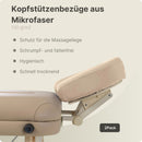 Mikrofaser Kopfstützenbezug 2x Hellbraun