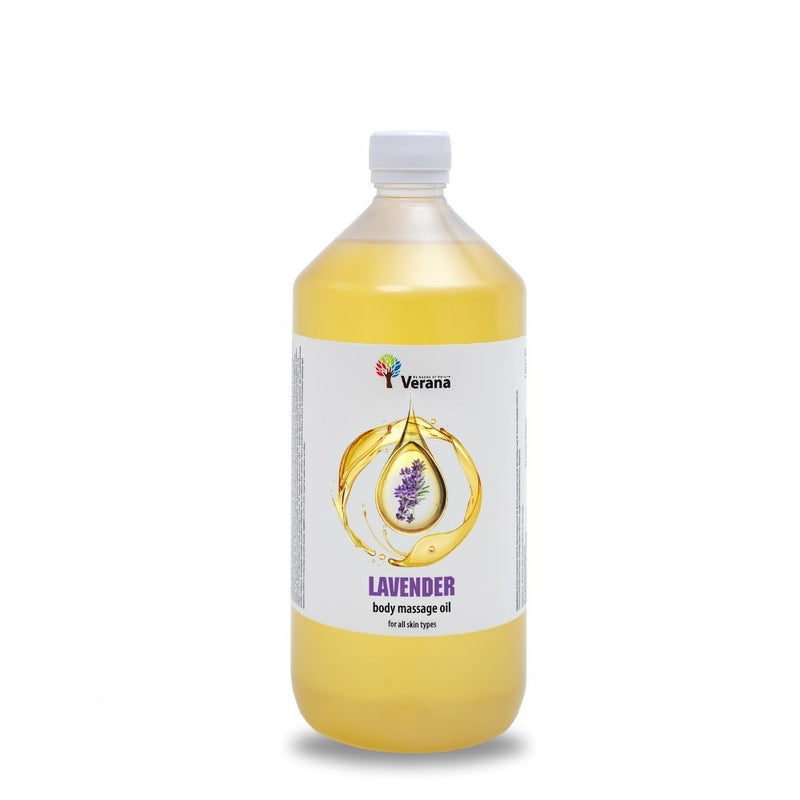 Verana 100% Natürliches Massageöl Lavendel 1l