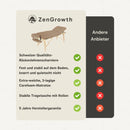 ZENGROWTH Klappbarer Massagetisch Nimman Mokka 71cm