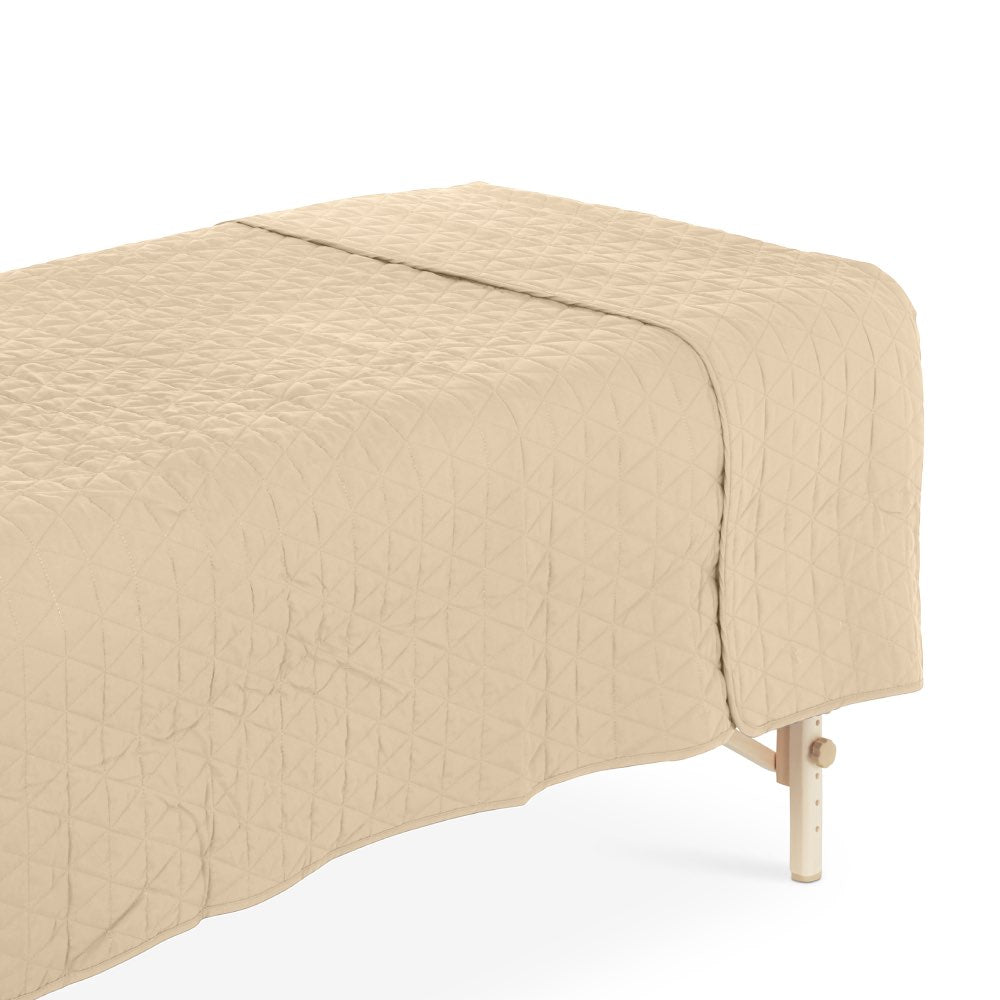 Mikrofaser Decke Massageliege beige