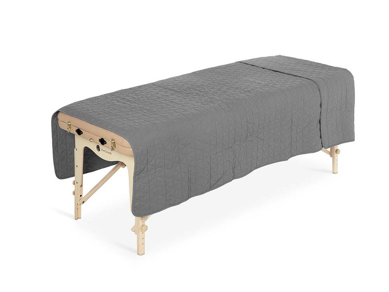 Mikrofaser Decke Massageliege Grau