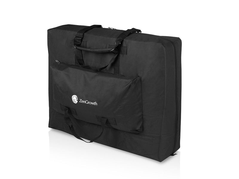 ZENGROWTH Klappbarer Massagetisch Athleten-Schwarz 63.5cm