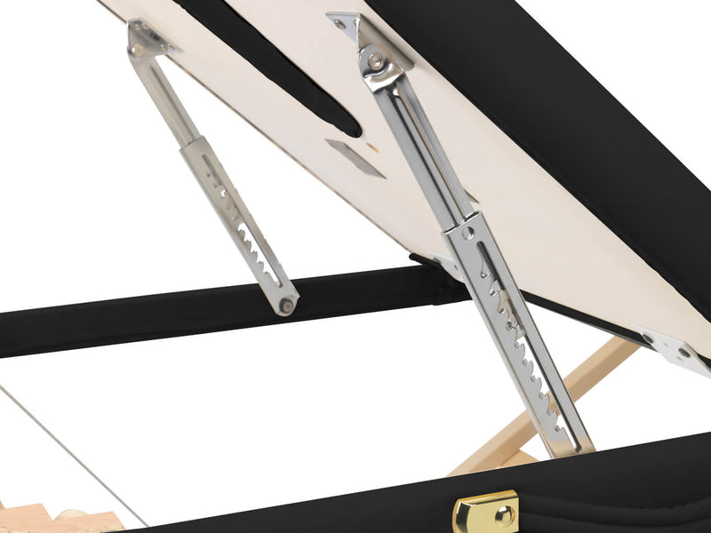 ZENGROWTH Klappbarer Massagetisch Nimman Schwarz 71cm