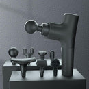 Hi5 Nova Massage Gun Schwarz 6 Köpfe Aufbewahrungsbox