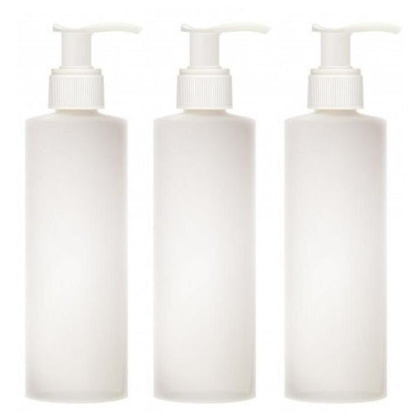 3x Rundflasche mit Pumpe 250ml (Geeignet für unseren Ölerwärmer)