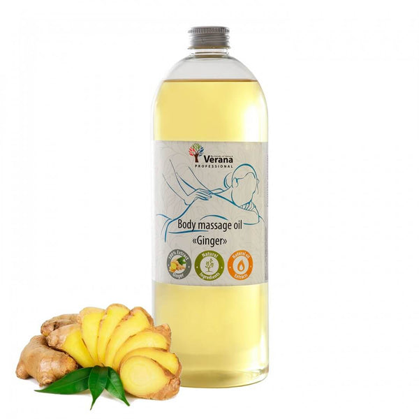 Verana Massageolie Gember 1L-DeMassageWinkel