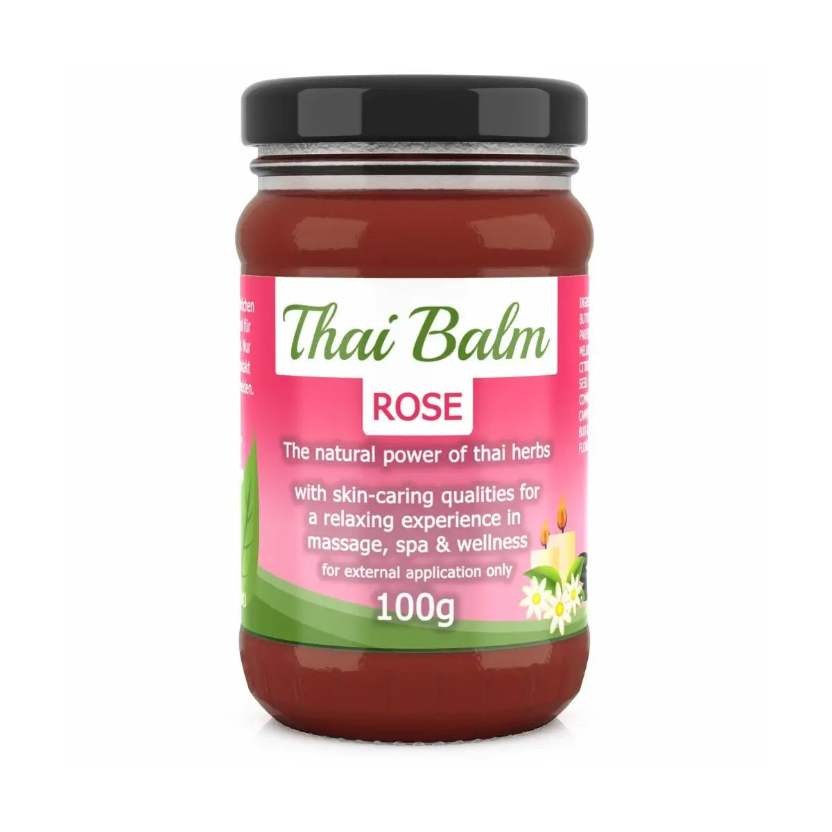 Wang Prom Natürlicher Thai-Rosen-Massage-Balsam 100gr